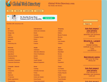 Tablet Screenshot of global-web-directory.com